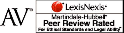 AV Martindale-Hubbell Peer Review Rated For Ethical Standards and Legal Ability
